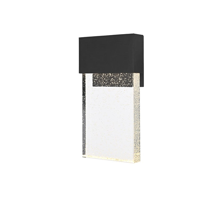 Elegant Lighting Ronin 1Lt 11" Outdoor Sconce, Black/Clear/Seed