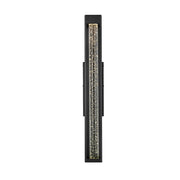 Elegant Lighting Amaris 1Lt 32" Outdoor Sconce, Black/Clear/Seed - OD604W32BK