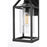 Elegant Lighting Zora 1Lt 14" Outdoor Sconce, Black/Clear/Seed
