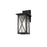 Elegant Lighting Jada 1Lt 12" Outdoor Sconce, Black/Clear/Fluted