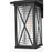 Elegant Lighting Jada 1Lt 12" Outdoor Sconce, Black/Clear/Fluted