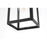 Elegant Lighting Veda 1 Light 6" Outdoor Pendant, Black/Clear/Clear