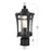 Elegant Lighting Artemis 1Lt 7" Outdoor Post, Black/Clear/Clear