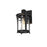 Elegant Lighting Artemis 1Lt 11" Outdoor Sconce, Black/Clear/Clear