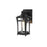 Elegant Lighting Artemis 1Lt 11" Outdoor Sconce, Black/Clear/Clear