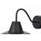 Elegant Lighting Tinsley 1Lt 15" Outdoor Wall Sconce, Black/Clear