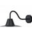 Elegant Lighting Tinsley 1Lt 20" Outdoor Wall Sconce, Black/Clear