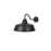 Elegant Lighting Tinsley 1Lt 20" Outdoor Wall Sconce, Black/Clear