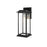 Elegant Lighting Araceli 1Lt 17" Outdoor Sconce, Black/Clear/Clear