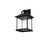 Elegant Lighting Saul 1Lt 13" Outdoor Sconce, Black/Clear/Clear