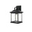 Elegant Lighting Saul 1Lt 13" Outdoor Sconce, Black/Clear/Clear