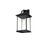 Elegant Lighting Saul 1Lt 16" Outdoor Sconce, Black/Clear/Clear