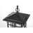 Elegant Lighting Harley 1Lt 7.5" Outdoor Pendant, Black/Clear/Clear