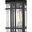 Elegant Lighting Harley 1Lt 7.5" Outdoor Pendant, Black/Clear/Clear