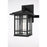 Elegant Lighting Harley 1Lt 10" Outdoor Sconce, Black/Clear/Clear