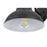Elegant Lighting Callen 1 Light 9" Outdoor Wall Sconce, Black/Black