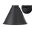 Elegant Lighting Colton 1 Light 8" Outdoor Wall Sconce, Black/Black