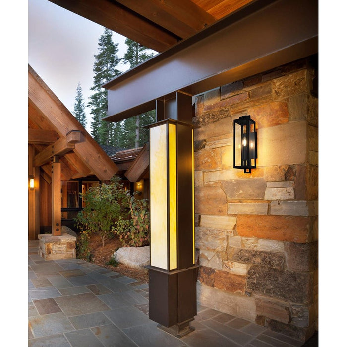 Elegant Lighting Jairo 1 Light 5" Outdoor Wall Sconce, Black