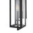 Elegant Lighting Jairo 1 Light 5" Outdoor Wall Sconce, Black
