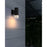Elegant Lighting Jase 1 Light 5" Outdoor Wall Sconce, Black/Clear