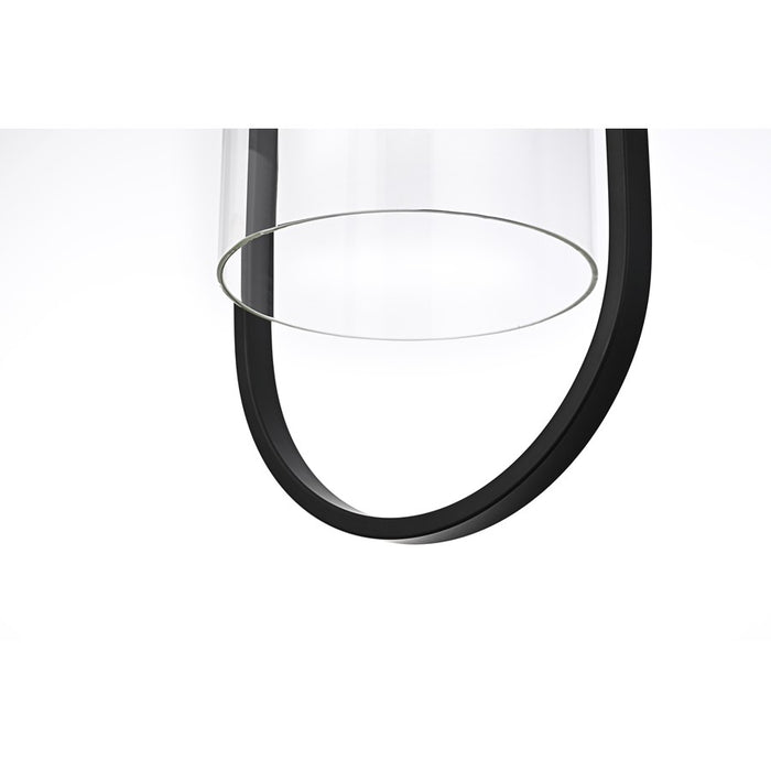 Elegant Lighting Jaxson 1Lt 10" Outdoor Wall Sconce, Black/White