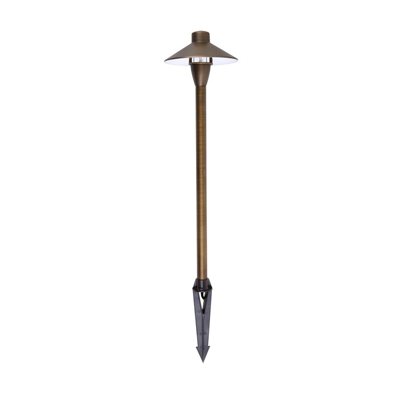 Elitco Lighting Aera 1 Lt Landscape 7x24 Path Light, Antique Brass - P003