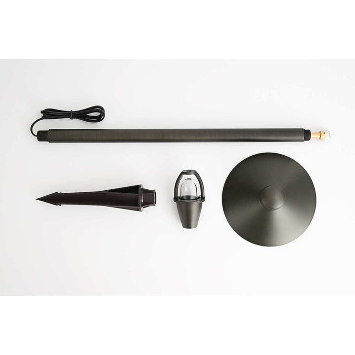 Elitco Lighting Aera 1 Lt Landscape 7x24 Path Light, Dark Bronze