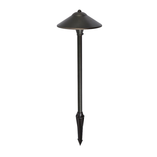 Elitco Lighting Aera Outdoor 12V Cast Brass Path Light 9"x24", Bronze - P800-DB