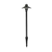 Elitco Lighting Aera Outdoor 12V Cast Brass Path Light 7"x24", Bronze - P801-DB