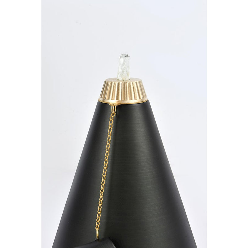 Elitco Lighting Aera Outdoor 12V Cast Brass Torch Light 8"x24", Bronze