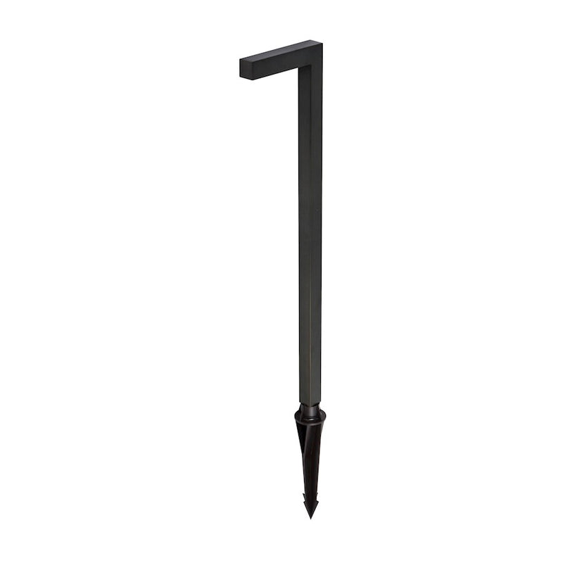 Elitco Lighting Aera Outdoor 12V Cast Brass Modern Path Light, BZ - P807-DB