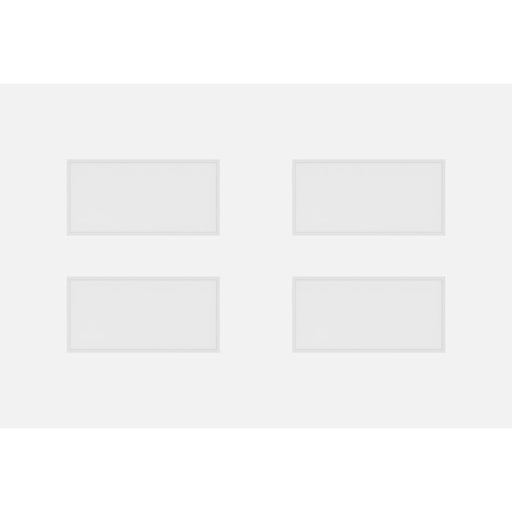 Elitco Lighting 2X4 LED Panel Light, White - PAN01-2448-4PK