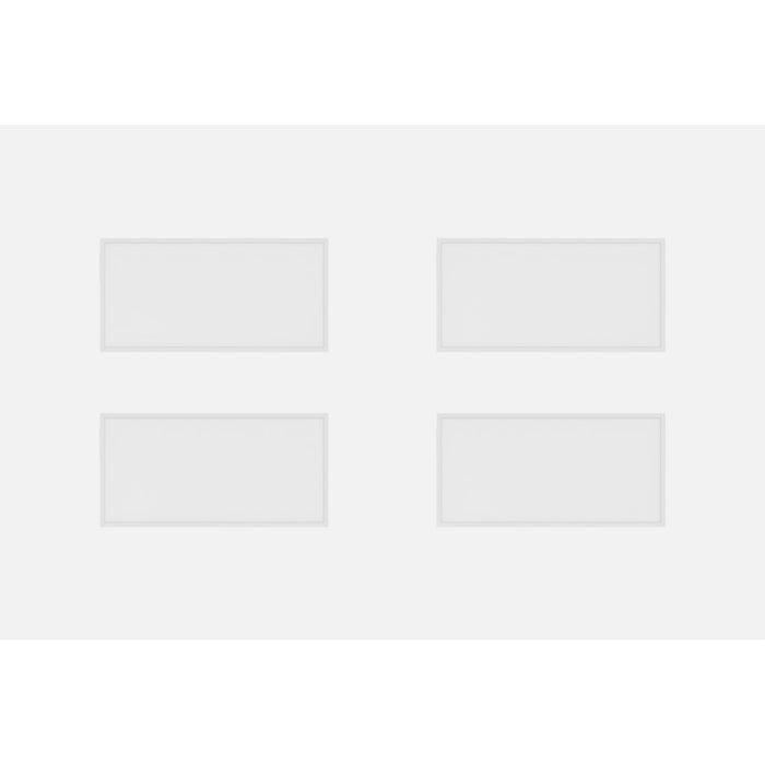 Elitco Lighting 2X4 LED Panel Light, White - PAN01-2448-4PK