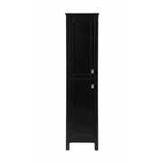 Elegant Lighting Adian 16" Bathroom Storage Cabinet, Black - SC011665BK