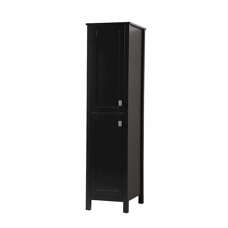 Elegant Lighting Adian 16" Bathroom Storage Cabinet, Black