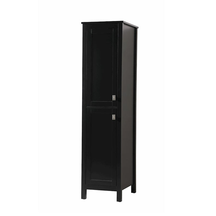 Elegant Lighting Adian 16" Bathroom Storage Cabinet, Black
