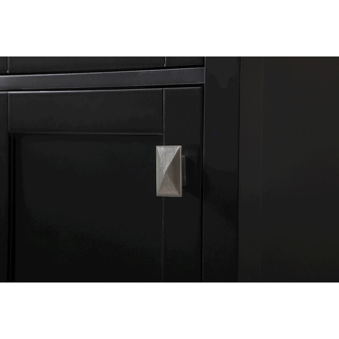 Elegant Lighting Adian 16" Bathroom Storage Cabinet, Black