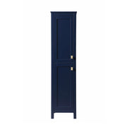 Elegant Lighting Adian 16" Bathroom Storage Cabinet, Blue - SC011665BL