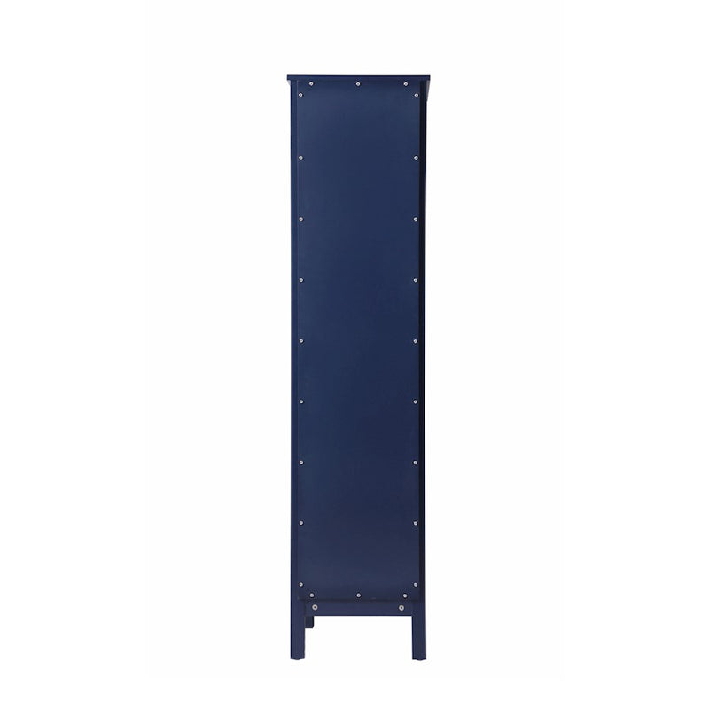 Elegant Lighting Adian 16" Bathroom Storage Cabinet, Blue