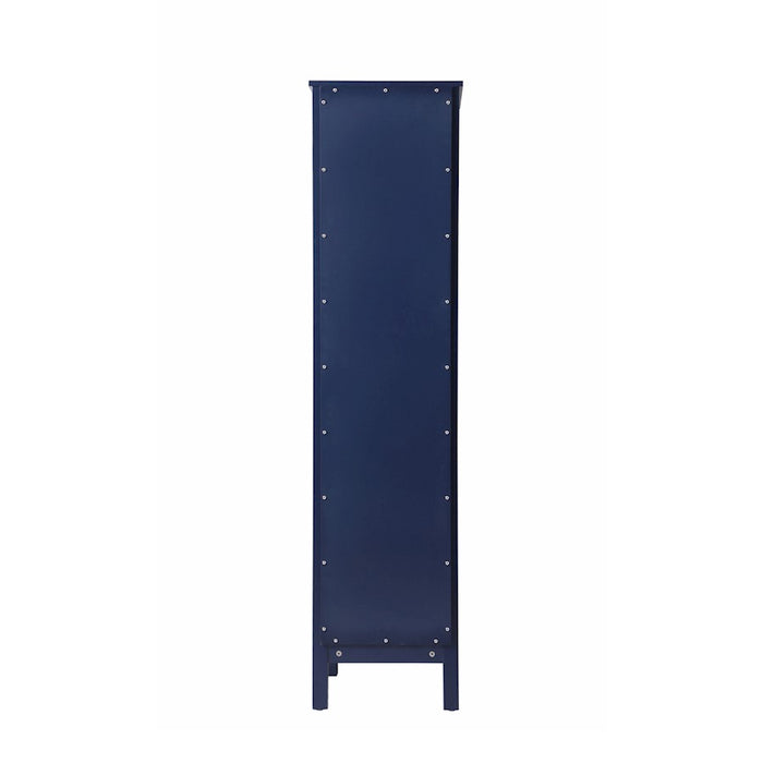 Elegant Lighting Adian 16" Bathroom Storage Cabinet, Blue