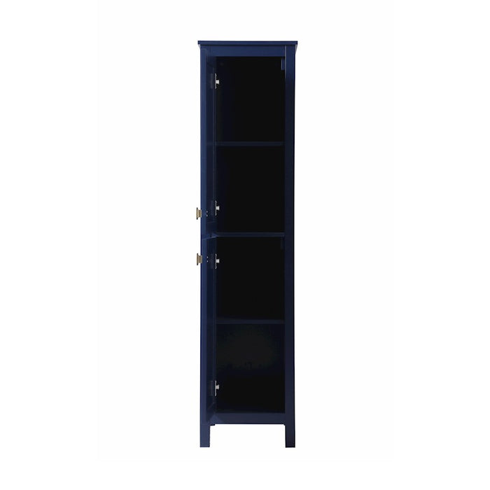Elegant Lighting Adian 16" Bathroom Storage Cabinet, Blue