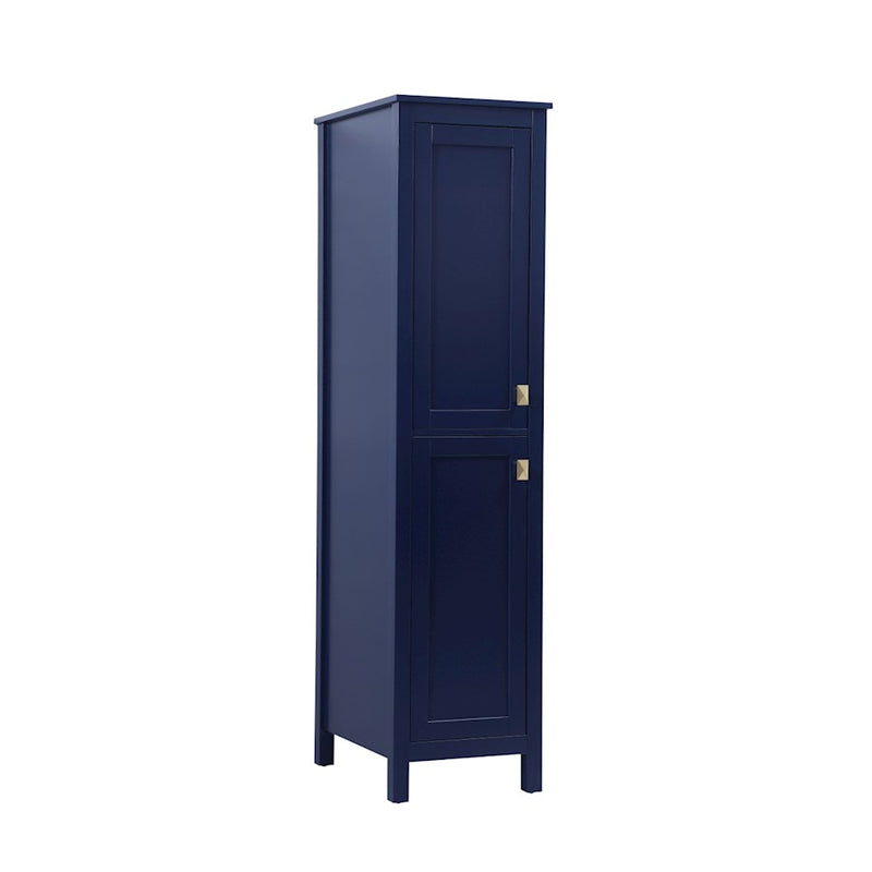 Elegant Lighting Adian 16" Bathroom Storage Cabinet, Blue