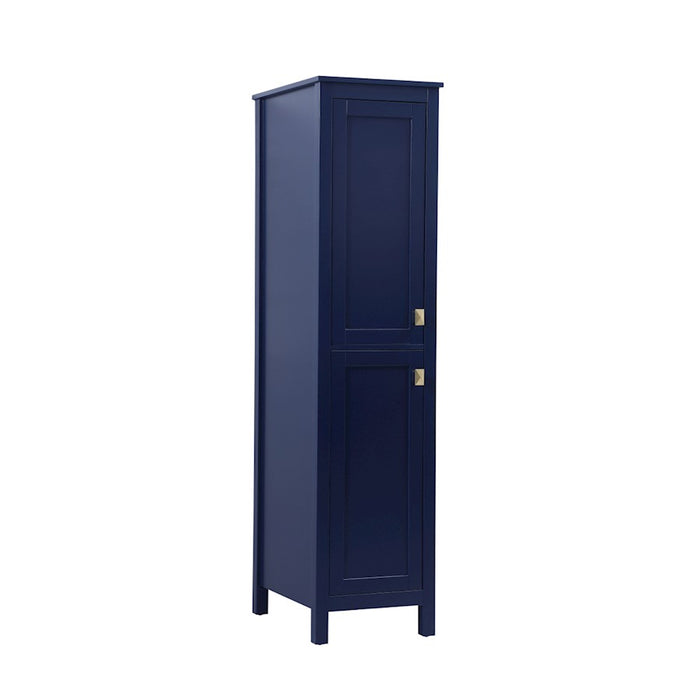 Elegant Lighting Adian 16" Bathroom Storage Cabinet, Blue
