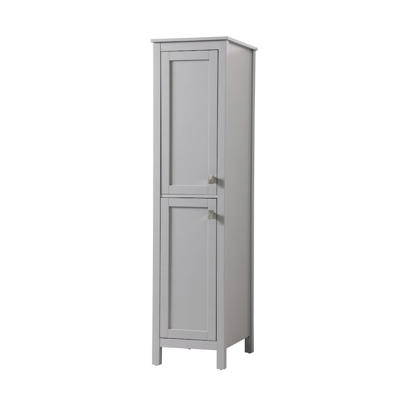 Elegant Lighting Adian 16" Bathroom Storage Cabinet, Grey