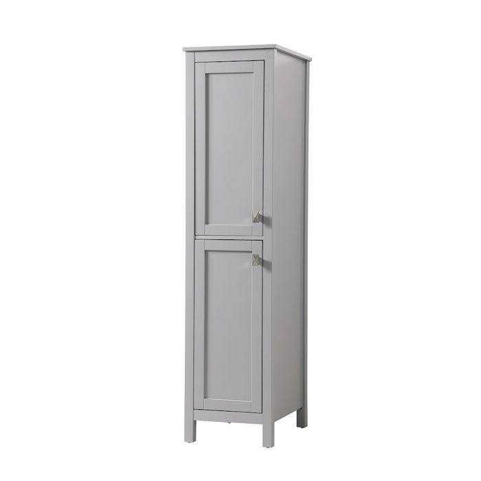 Elegant Lighting Adian 16" Bathroom Storage Cabinet, Grey