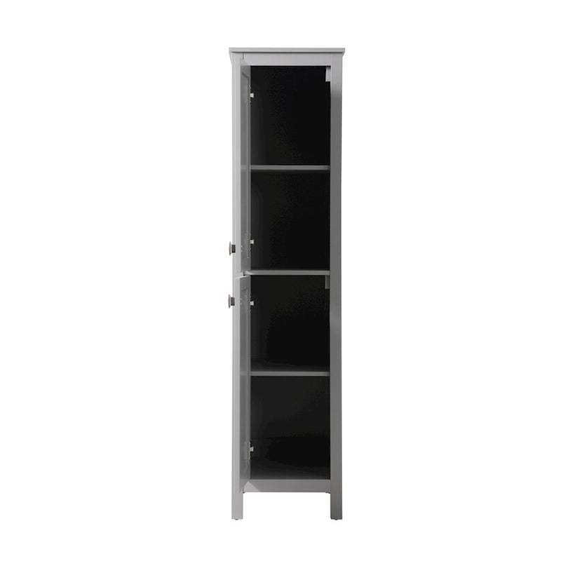 Elegant Lighting Adian 16" Bathroom Storage Cabinet, Grey