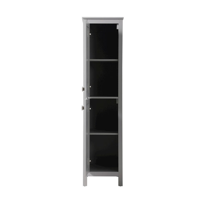 Elegant Lighting Adian 16" Bathroom Storage Cabinet, Grey