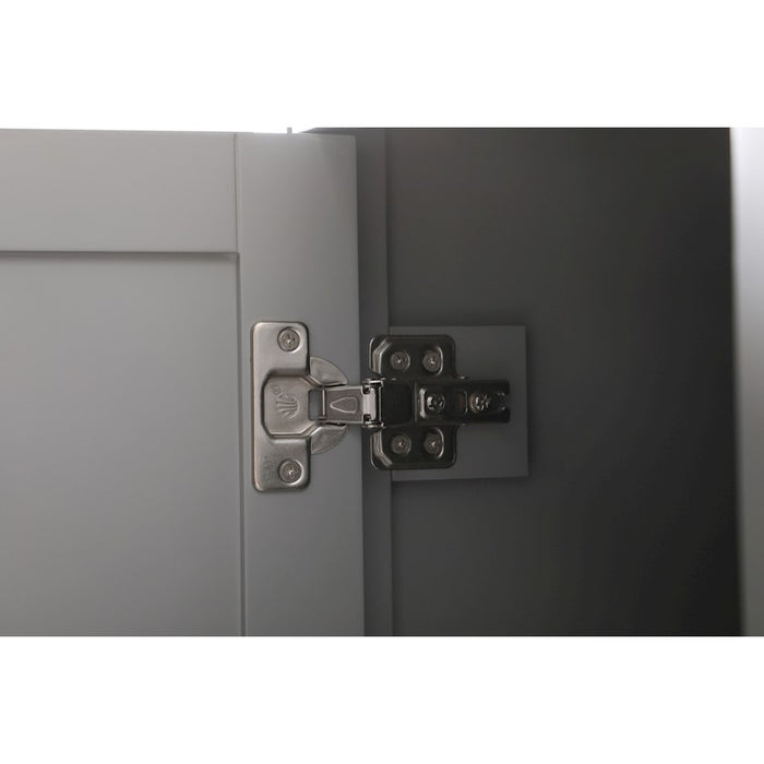 Elegant Lighting Adian 16" Bathroom Storage Cabinet, Grey
