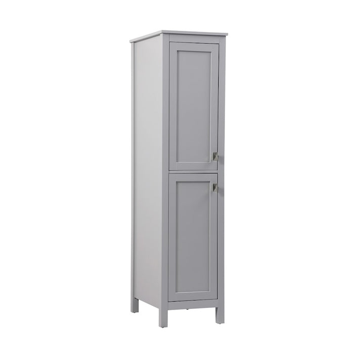 Elegant Lighting Adian 16" Bathroom Storage Cabinet, Grey