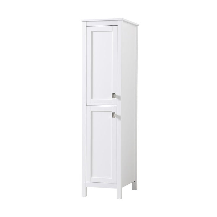 Elegant Lighting Adian 16" Bathroom Storage Cabinet, White